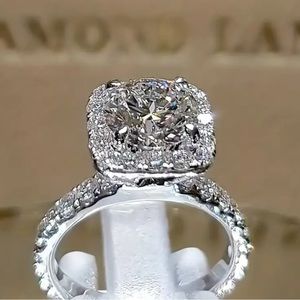 Glittering Diamond Anniversary Ring